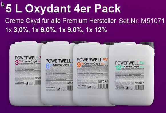 5 Liter Oxydant 4er Pack