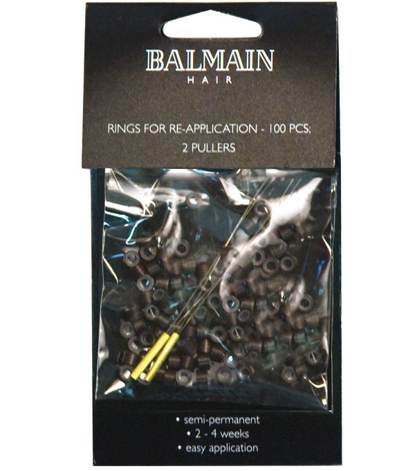BALMAIN Rings for Re-Application braun 100 St.