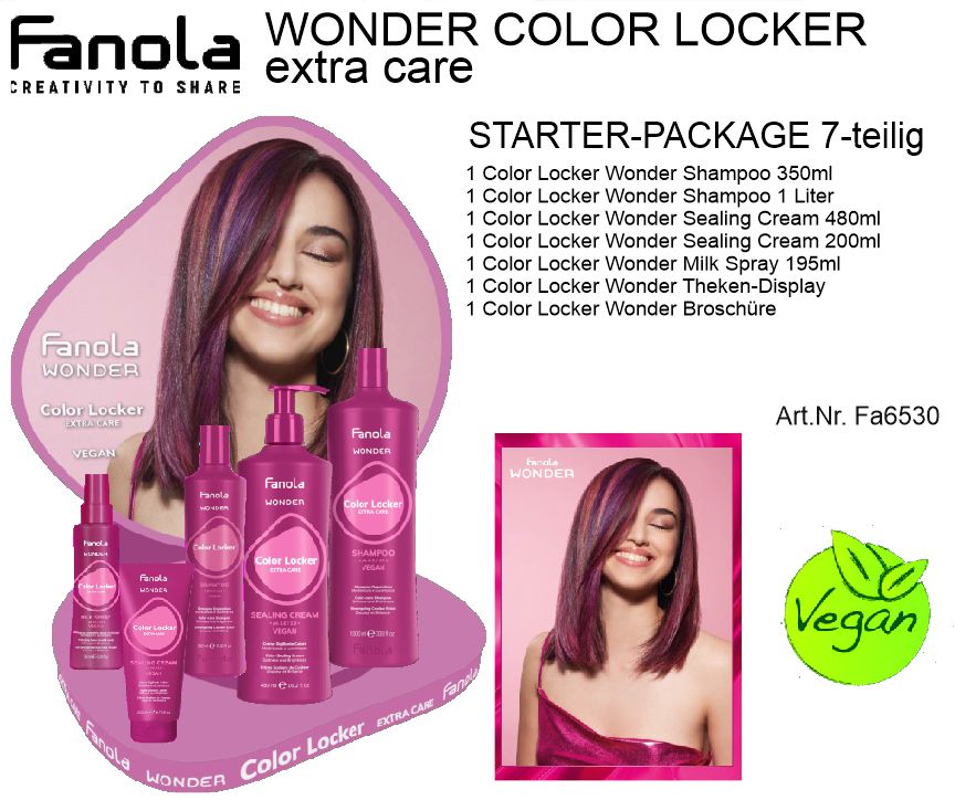 Fanola WONDER Color Locker Starter Package 7-teilig