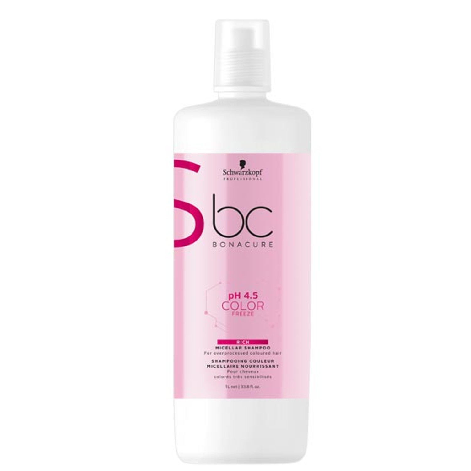 Schwarzkopf BC pH 4.5 COLOR FREEZE Rich Micellar Shampoo 1 L