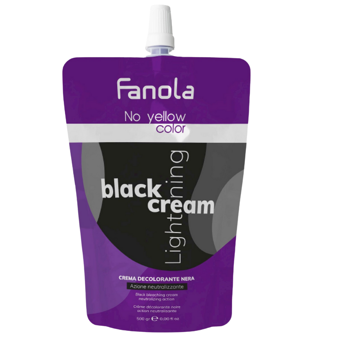 Fanola No yellow Color Lightening Cream Black 500 g