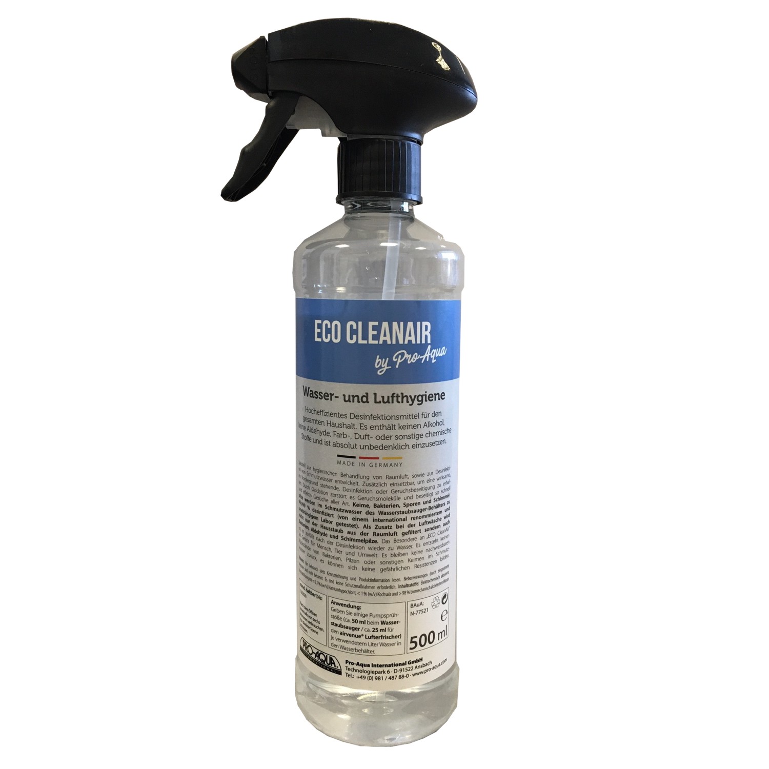 Desinfektionsspray ECO CleanAIR 500 ml