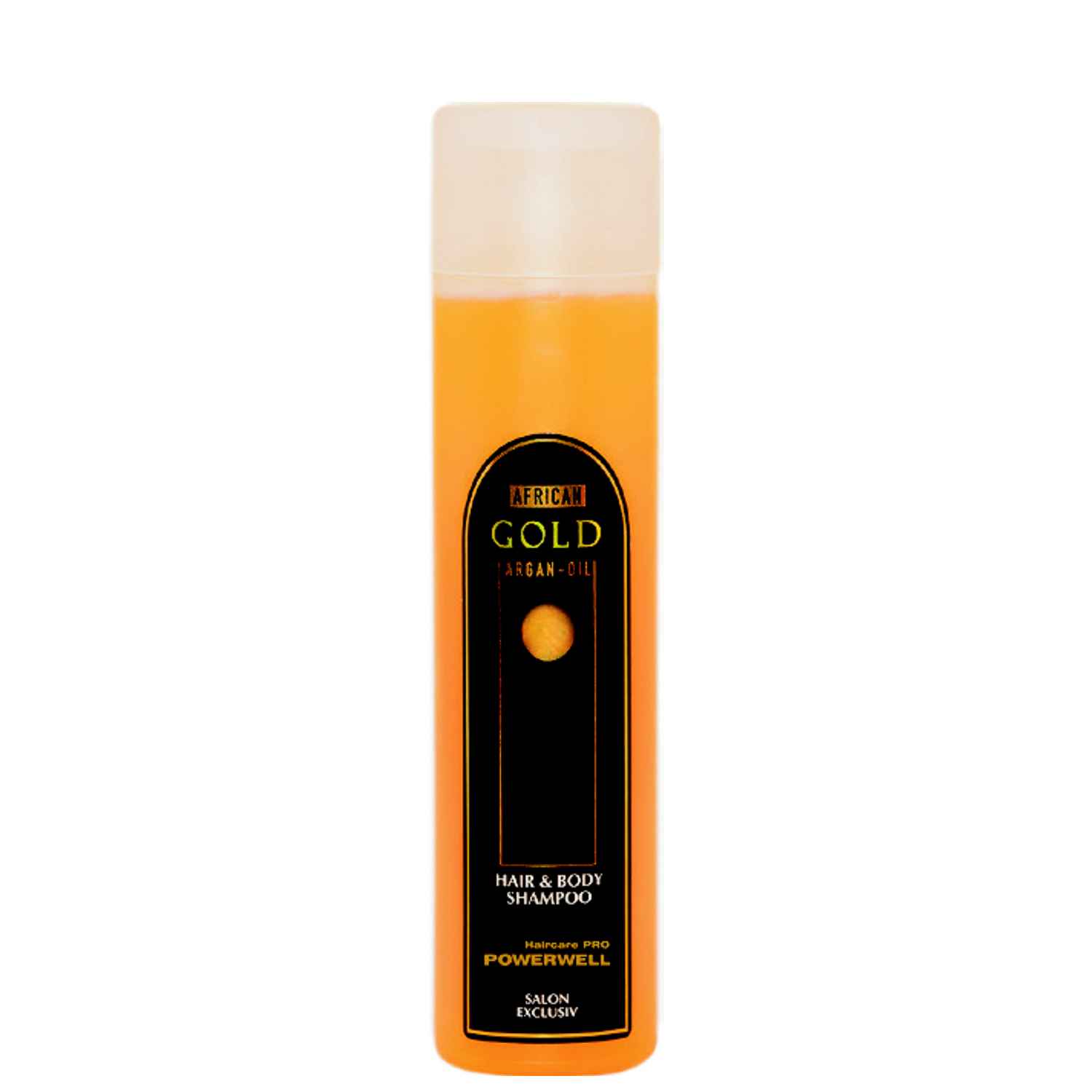POWERWELL African GOLD Hair & Body Shampoo 250 ml