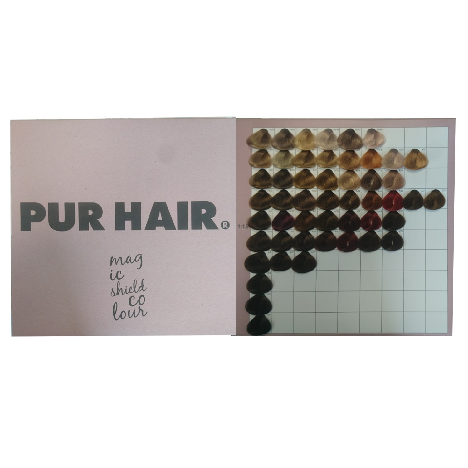 PUR HAIR magic shield colour Farbkarte