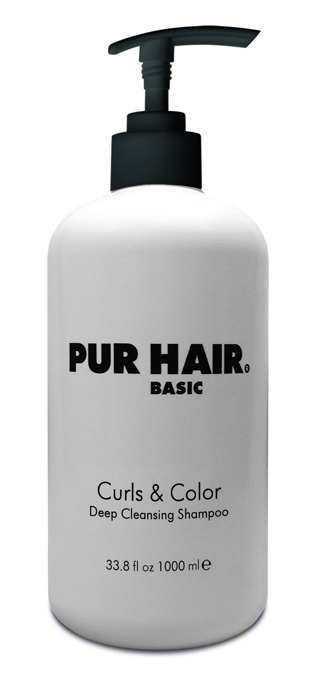 PUR HAIR Basic Curls & Color Deep Cleansing Shampoo 1 L