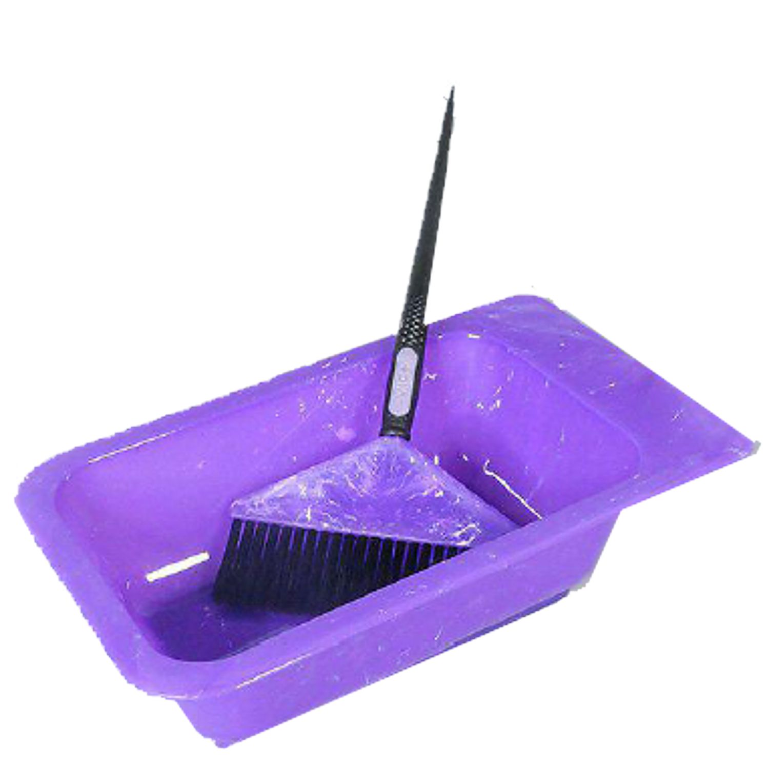 HairCult Färbepinsel XL + Färbeschale Dark Violet